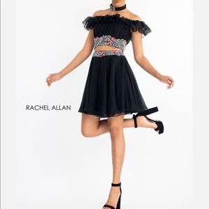 RACHEL ALLEN CHOKER TWO-PIECE DRESS Spring 2018